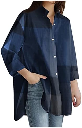 Blouses & Button-Down Shirts | Womens  Clothes Trendy Spring 224 White Linen Shirts Button Down Shirt Clothes Sheer Button Ups Work Clothes’s Swimwear Cover Ups Flannel Shacket Blouses & Button-Down Shirts Blouses & Button-Down Shirts