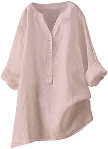 Blouses & Button-Down Shirts | Womens  Solid Color Stand Up Button Long Sleeved Shirt Blouse Shirts (Pink-B, Xxxxl) Blouses & Button-Down Shirts Blouses & Button-Down Shirts