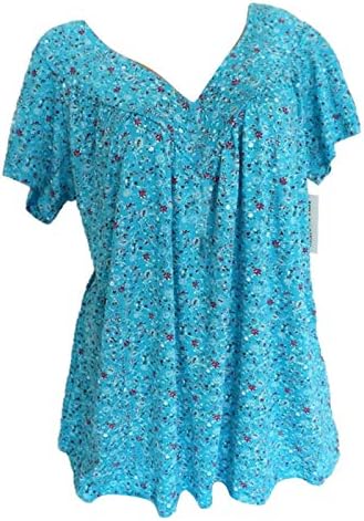 Blouses & Button-Down Shirts | Womens  Tops Sleeves Blouse Short Shirt Pullover Size Plus V Neck Print’s Blouse Shirts Blouses & Button-Down Shirts Blouses & Button-Down Shirts