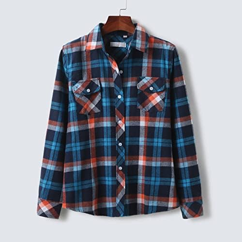 Boys’ Tops, Tees & Shirts | Babys  Oversized Plaid Shirts Fall Plus Size Button Down Shirt Loose Fit Long Sleeve Blouses With Two Pockets Babys Babys