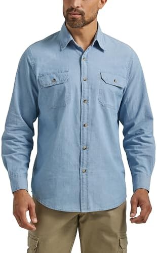 Button-Down Shirts | Mens  Long Sleeve Classic Woven Shirt Button-Down Shirts Button-Down Shirts