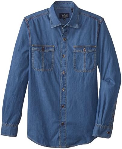 Button-Down Shirts | Mens  Nat Nast Lions Denim Shirt Button-Down Shirts Button-Down Shirts