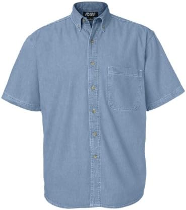 Button-Down Shirts | Mens  Short Sleeve Denim (211) Button-Down Shirts Button-Down Shirts