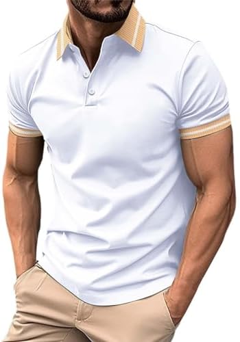 Button-Down Shirts | Mens  Short Sleeve Polo Shirts 224 Casual Business Work Regular Tops Fashion Button Cotton Tee Short With Pockets Button-Down Shirts Button-Down Shirts