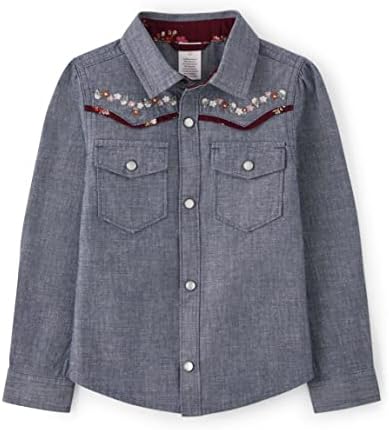 Girls’ Tops, Tees & Blouses | Babys  And Toddler Long Sleeve Woven Shirts Babys Babys