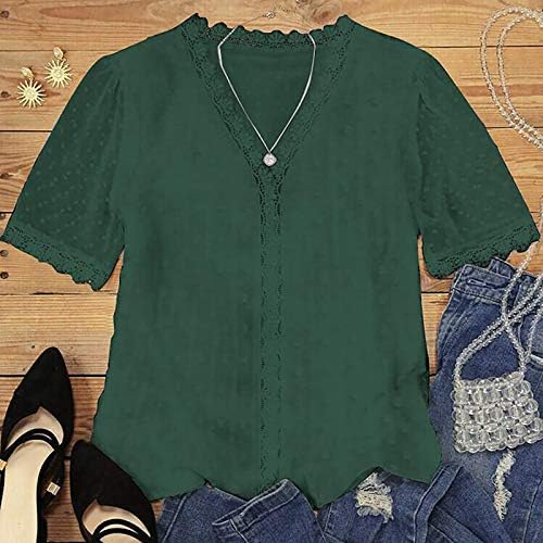 Girls’ Tops, Tees & Blouses | Babys  Short Top Sleeve Color Casual T Shirt Lace Solid V Neck Fashion’s Blouse Large Oversized Shirt Babys Babys