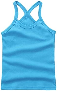 Girls’ Tops, Tees & Blouses | Babys  Toddler Kids Tank Tops Sleeveless Solid Color Crop Tops Ballet Gymnastics Dancewear Basic Wear Vest Tees Babys Babys