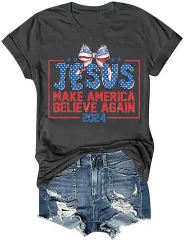 Tops, Tees & Blouses | Womens  American Flag Shirt Patriotic T-Shirt 4Th Of July Graphic Tee Shirts Usa Star Stripes Tops Clothing Tops, Tees & Blouses