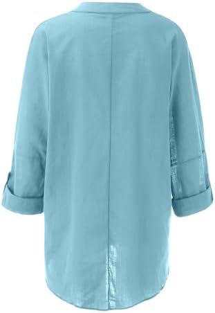 Tops, Tees & Blouses | Womens  Button Down Shirt Linen Button Up Shirts Size Color Long Blouse Loose’s Blouse Shirts Shirts For Clothing Tops, Tees & Blouses