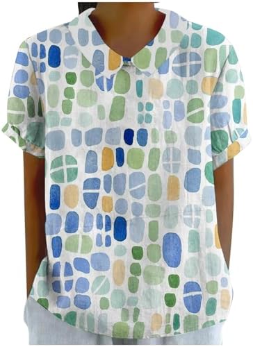 Tops, Tees & Blouses | Womens  Button Down Shirts For With A Small And Fresh Dyed Short Sleeve Pullover Top Clothing’s Tops Short Clothing Tops, Tees & Blouses