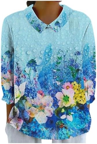 Tops, Tees & Blouses | Womens  Linen Pants Tops Summer Casual V Neck Tshirt Ladies 224 Floral Print Daily Tees Tunic Blousess Tops Clothing Tops, Tees & Blouses