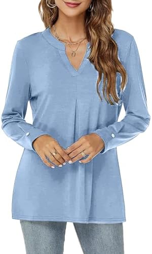 Tops, Tees & Blouses | Womens  Long Sleeve Shirts Tshirts Shirts For Long Sleeve Long Sleeves Tops’s Stretch Cotton Tee Clothing Tops, Tees & Blouses