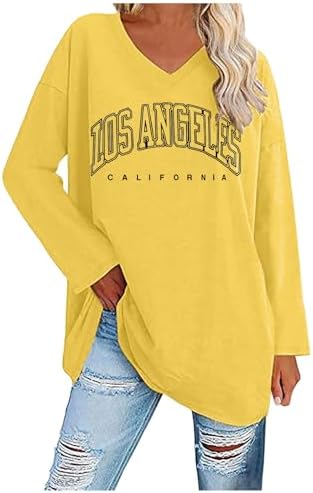 Tops, Tees & Blouses | Womens  Long Sleeve T-Shirts Long Sleeve Shirts For Pack Shirts Ladies Ladies Long Sleeve V-Neck Tee Clothing Tops, Tees & Blouses