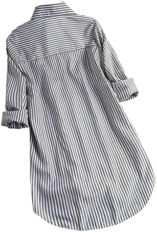 Tops, Tees & Blouses | Womens  Striped Button Down Shirts Basic Simple Bell Sleeve V Neck Oversized Striped Shirts Blouses Clothing Tops, Tees & Blouses