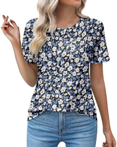 Tops, Tees & Blouses | Womens  Summer Dresses For 224 With Sleeves Midi Misses 3/4 Sleeve Tops And Tunics Back To School Shirts For Teachers Clothing Tops, Tees & Blouses