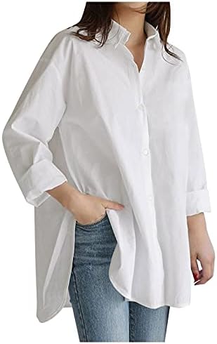 Tops, Tees & Blouses | Womens  Summer Linen Shirts For Sleeve Shirt Striped Printed Top Shirts White Shirts Button Down Clothing Tops, Tees & Blouses