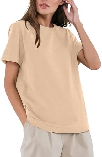 Tops, Tees & Blouses | Womens  T Shirts’s Summer Fashion Short Sleeve Top Round Neck Casual Shirt Large Size Trendy T-Shirt Clothing Tops, Tees & Blouses