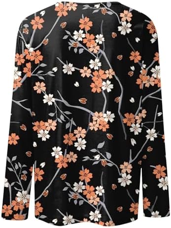 Tops, Tees & Blouses | Womens  V Neck Long Sleeve Henley Tops 224 Trendy Tops Floral Print Button Down Business Tops Summer Tops Going Out Tops Clothing Tops, Tees & Blouses